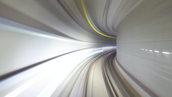 time lapse photography of tunnel
